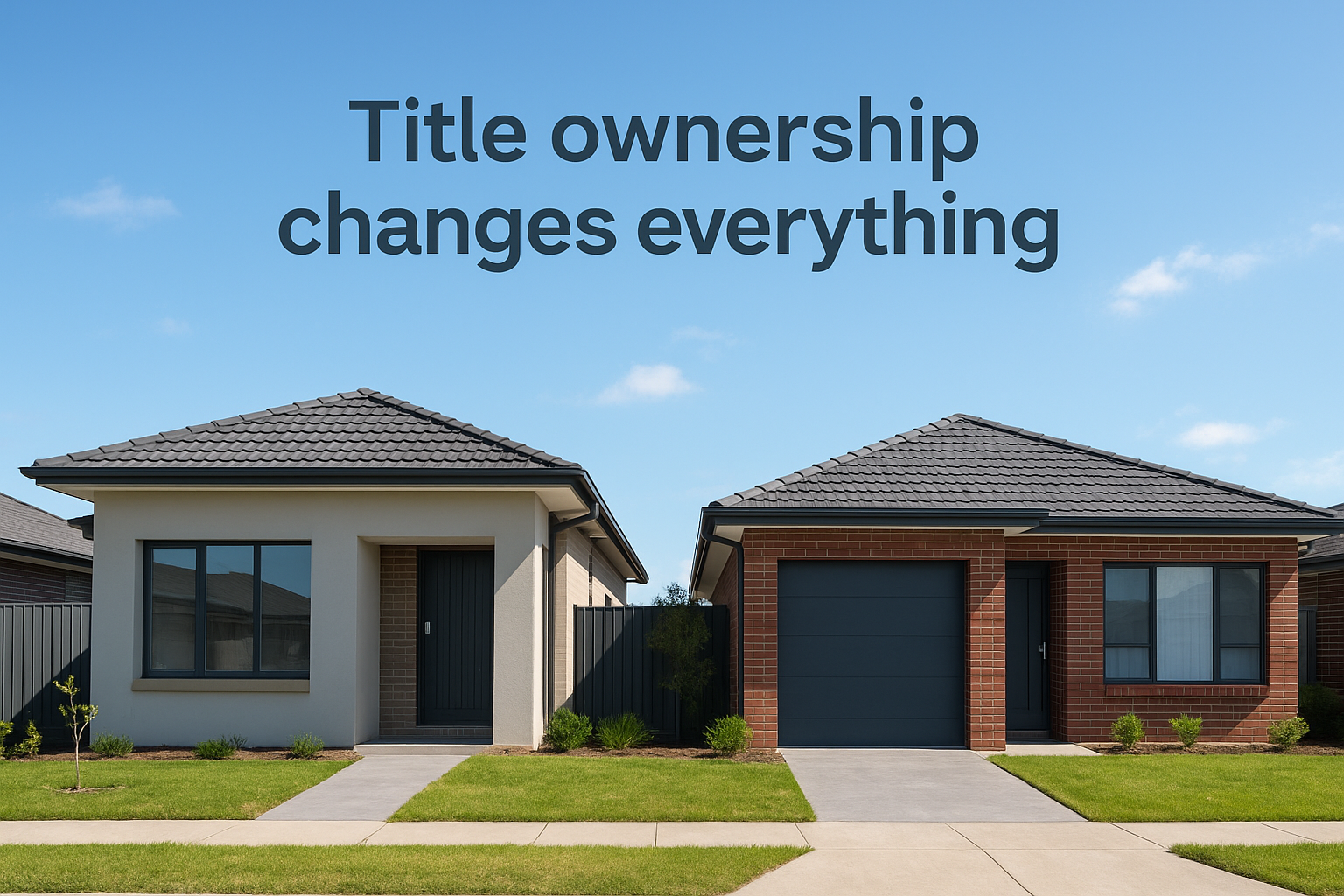Title ownership changes everything