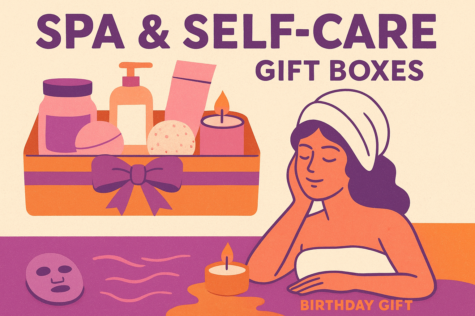 3. Spa and self care gift boxes
