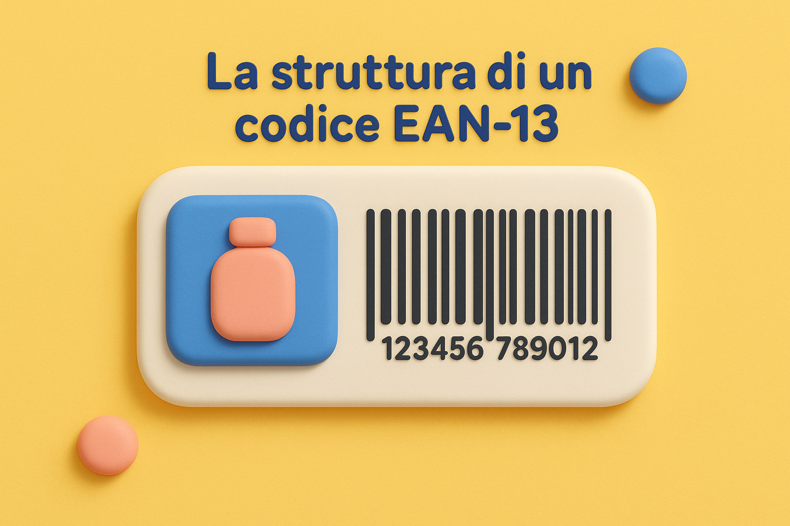La struttura di un codice EAN-13