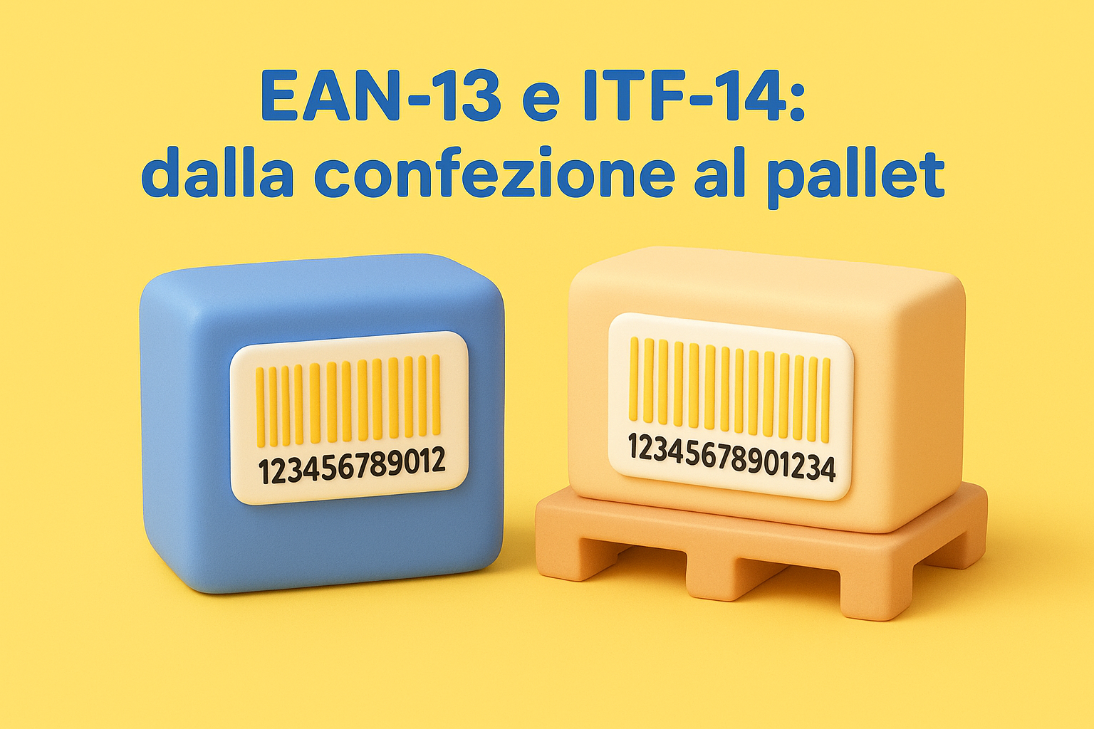 EAN-13 e ITF-14: dalla confezione al pallet