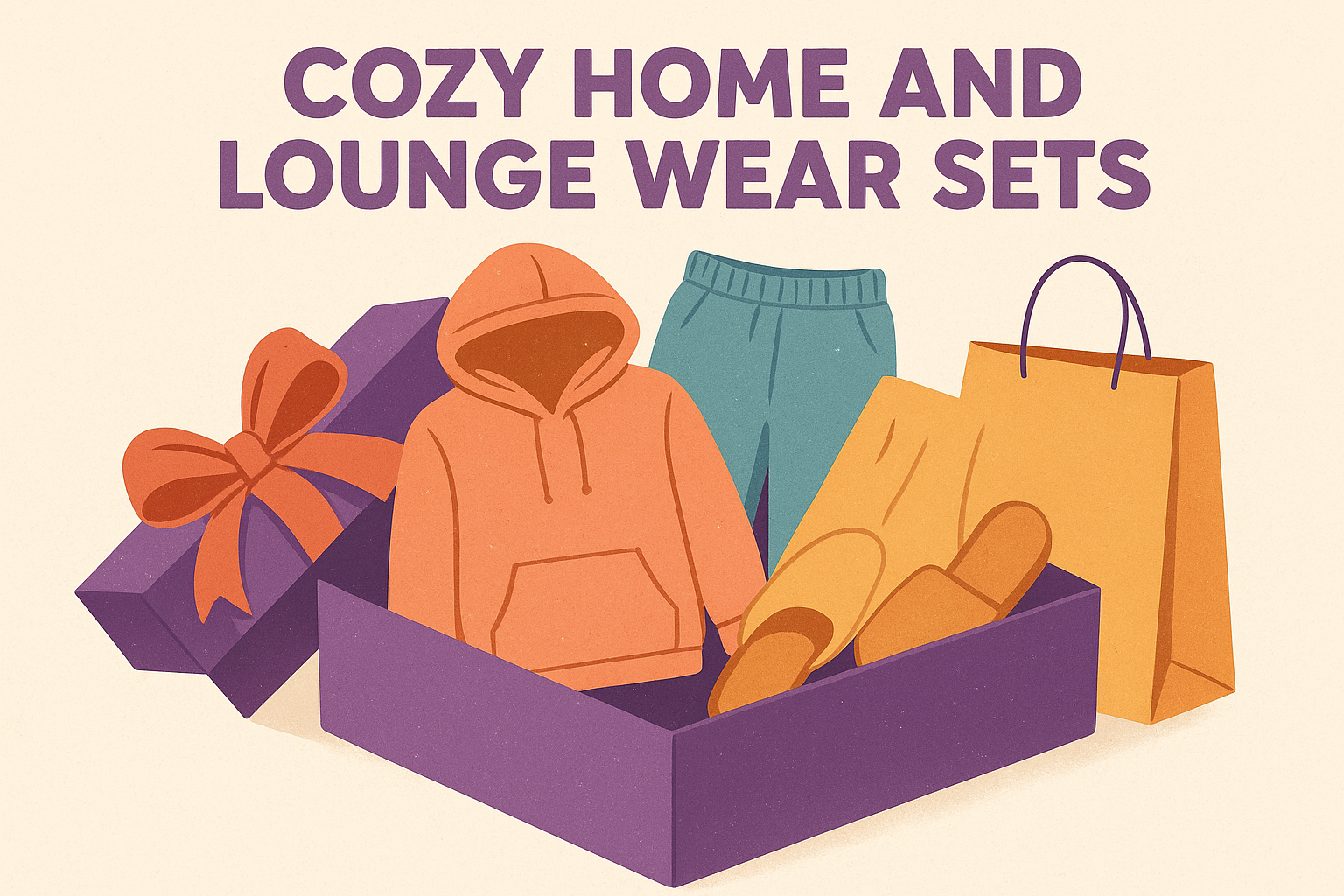 5. Cozy home and lounge wear sets