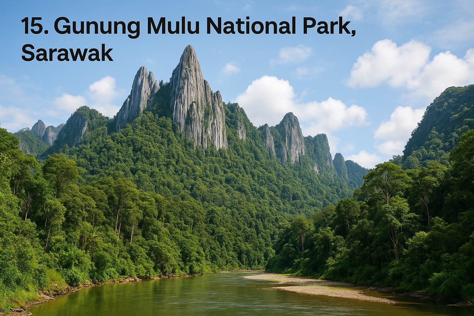 15. Gunung Mulu National Park, Sarawak