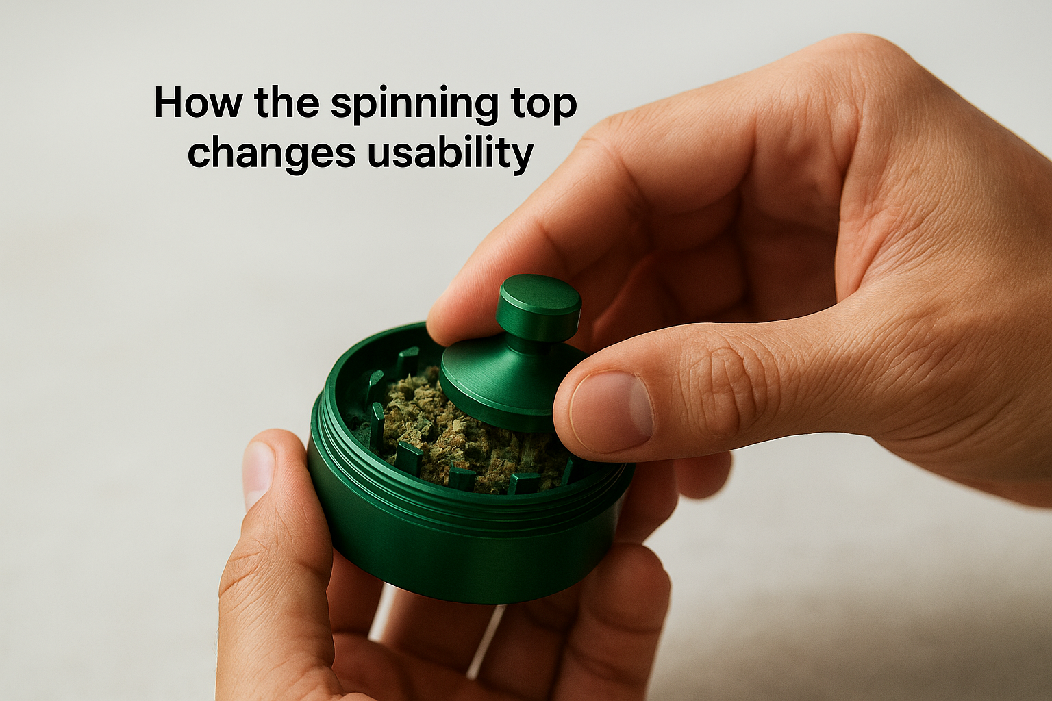 How the spinning top changes usability