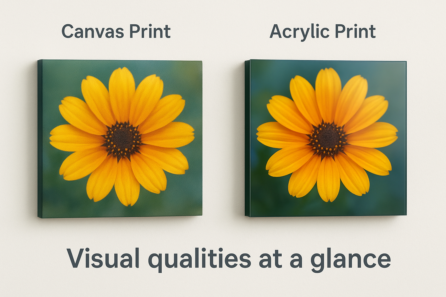 Visual qualities at a glance