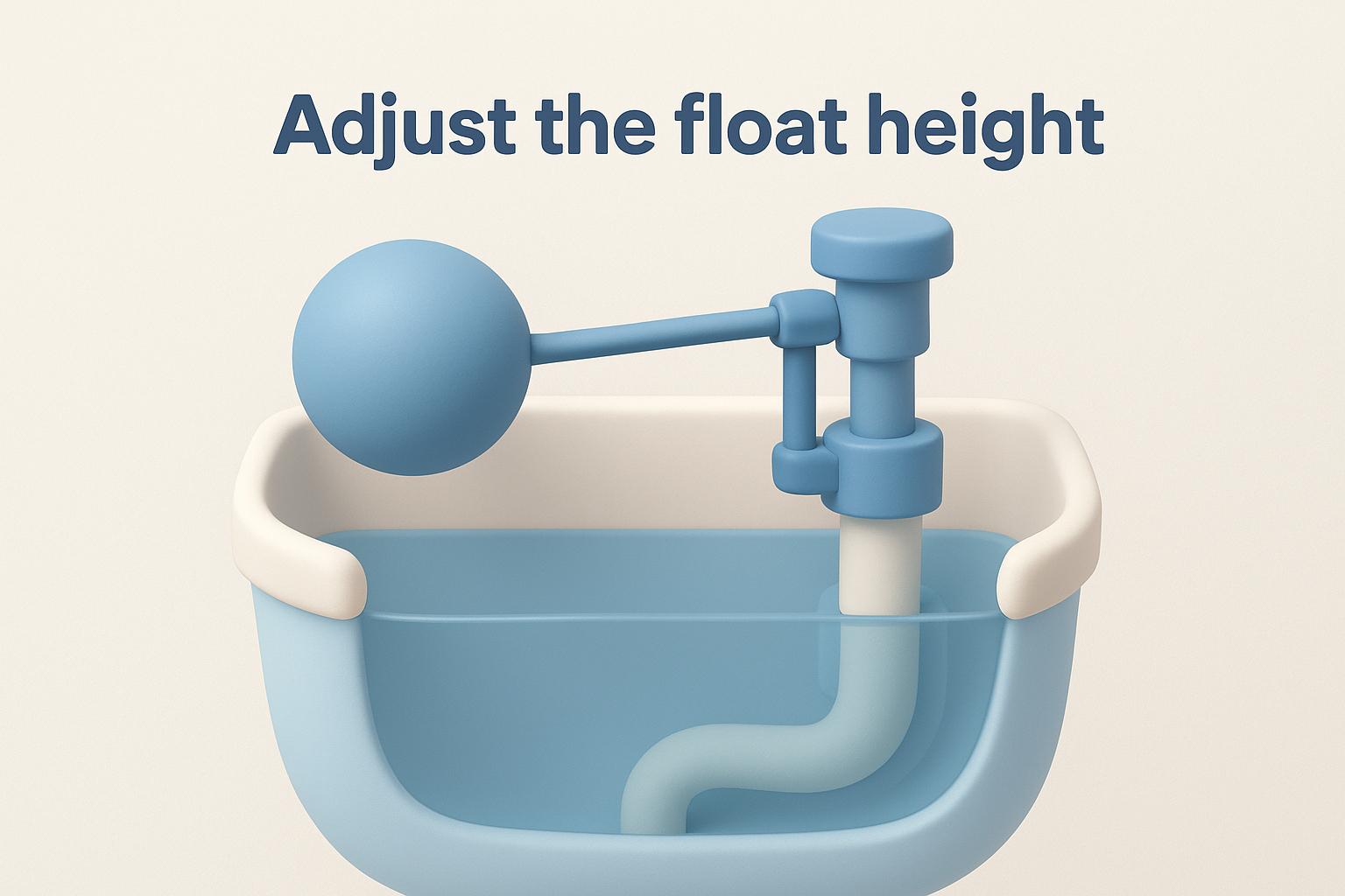 Adjust the float height