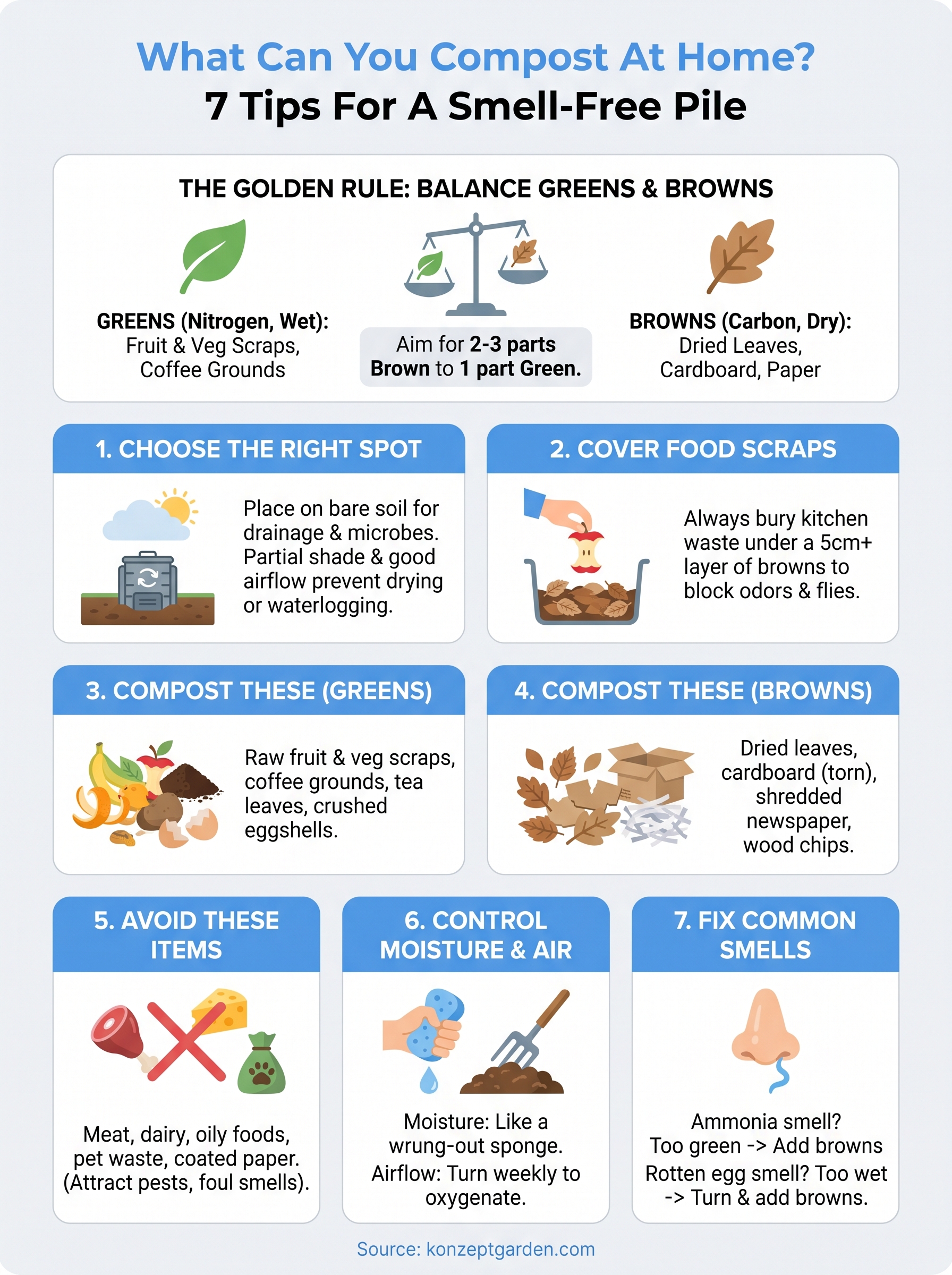 what can you compost infographic
