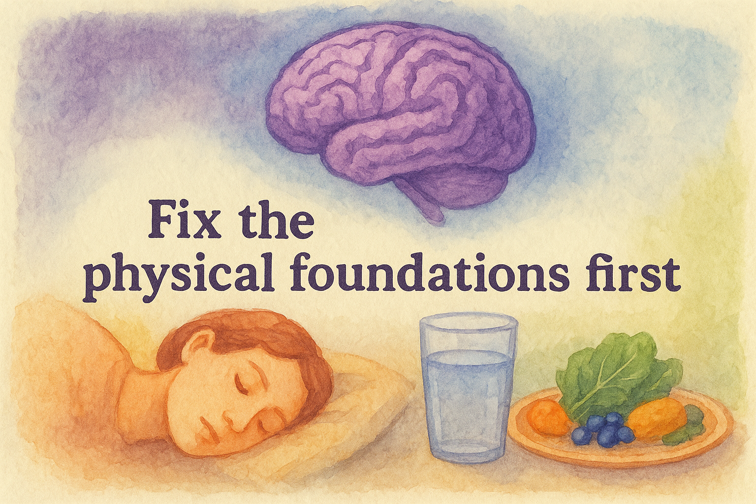 Fix the physical foundations first
