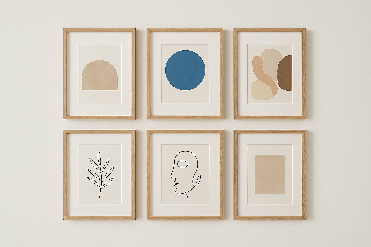 2. Classic grid layout for a clean, modern look