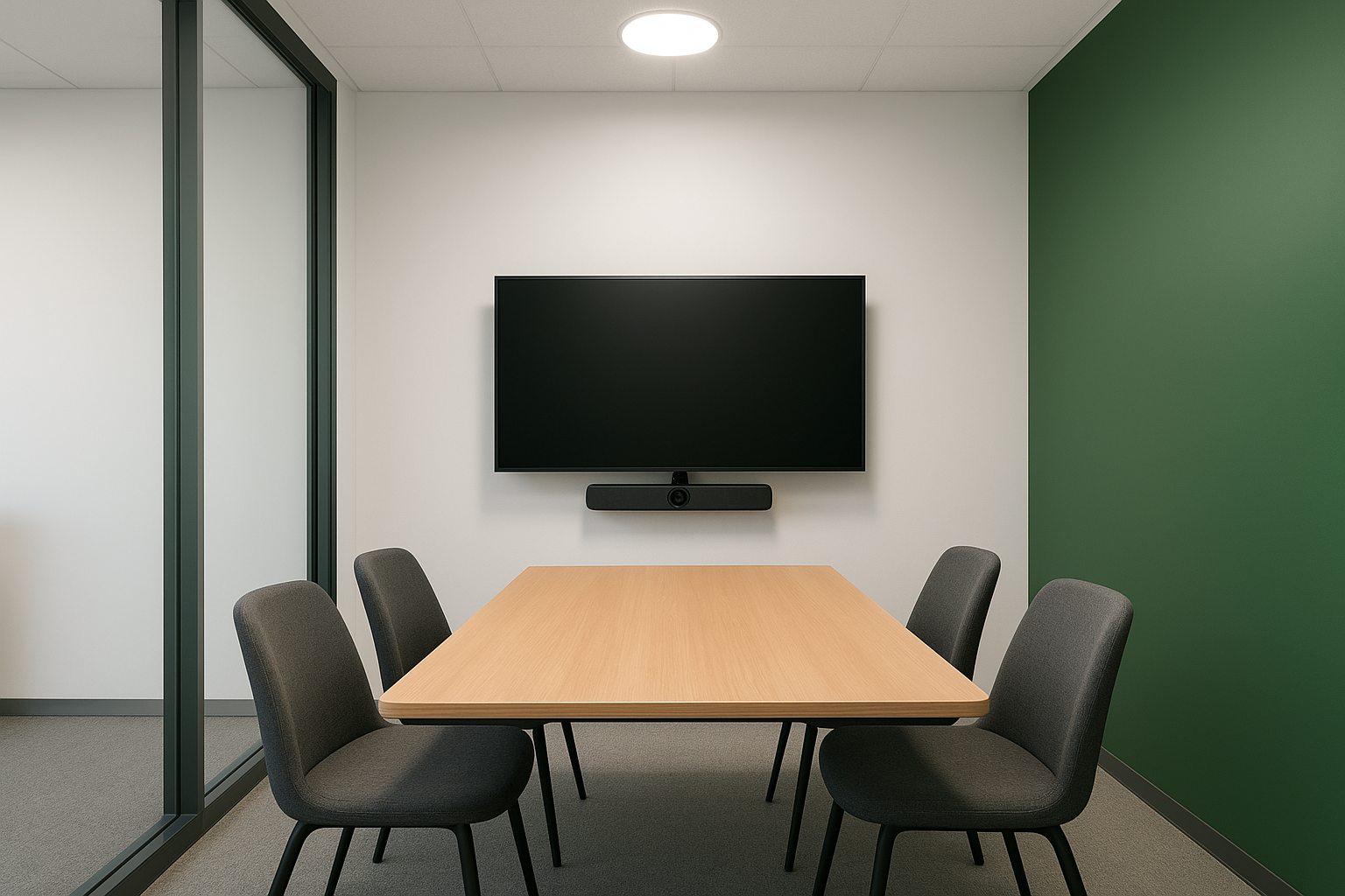 What a huddle room is and what it supports