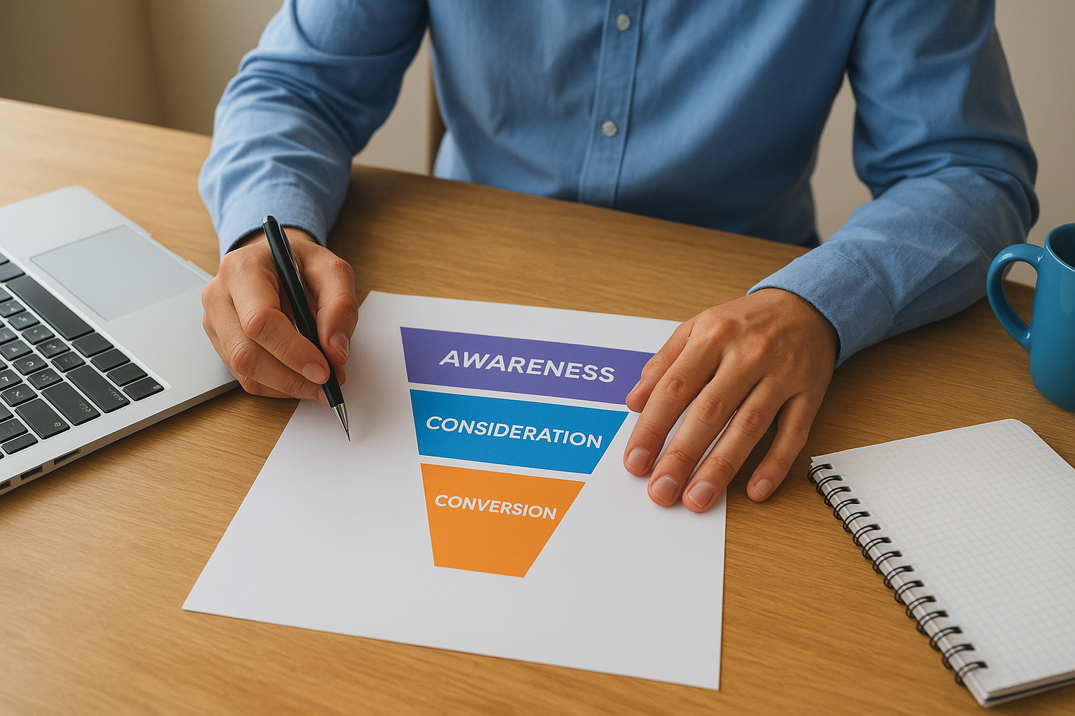 Choose the right metrics for each funnel stage