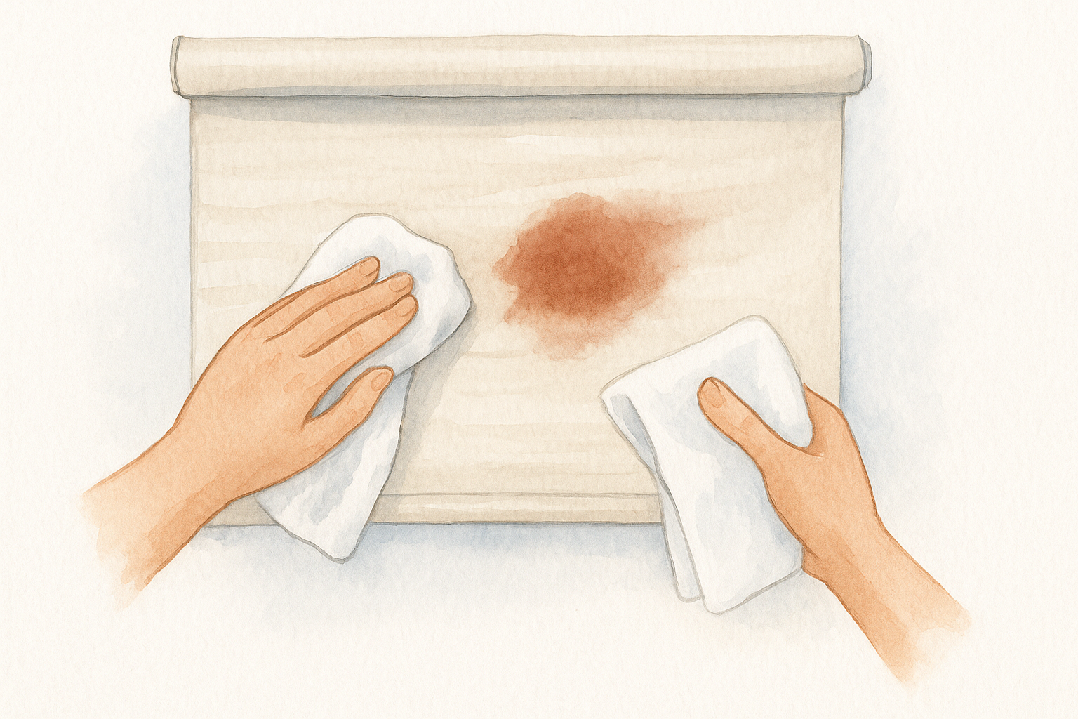 How to treat a stain without making it worse