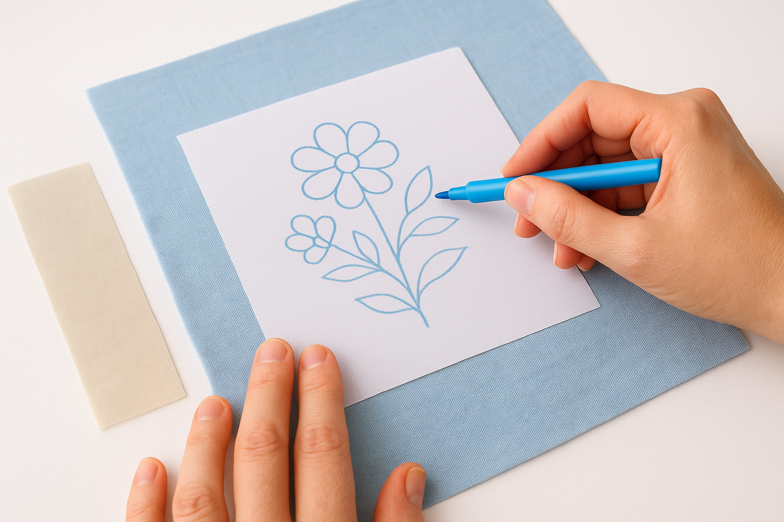 How to transfer your design onto fabric