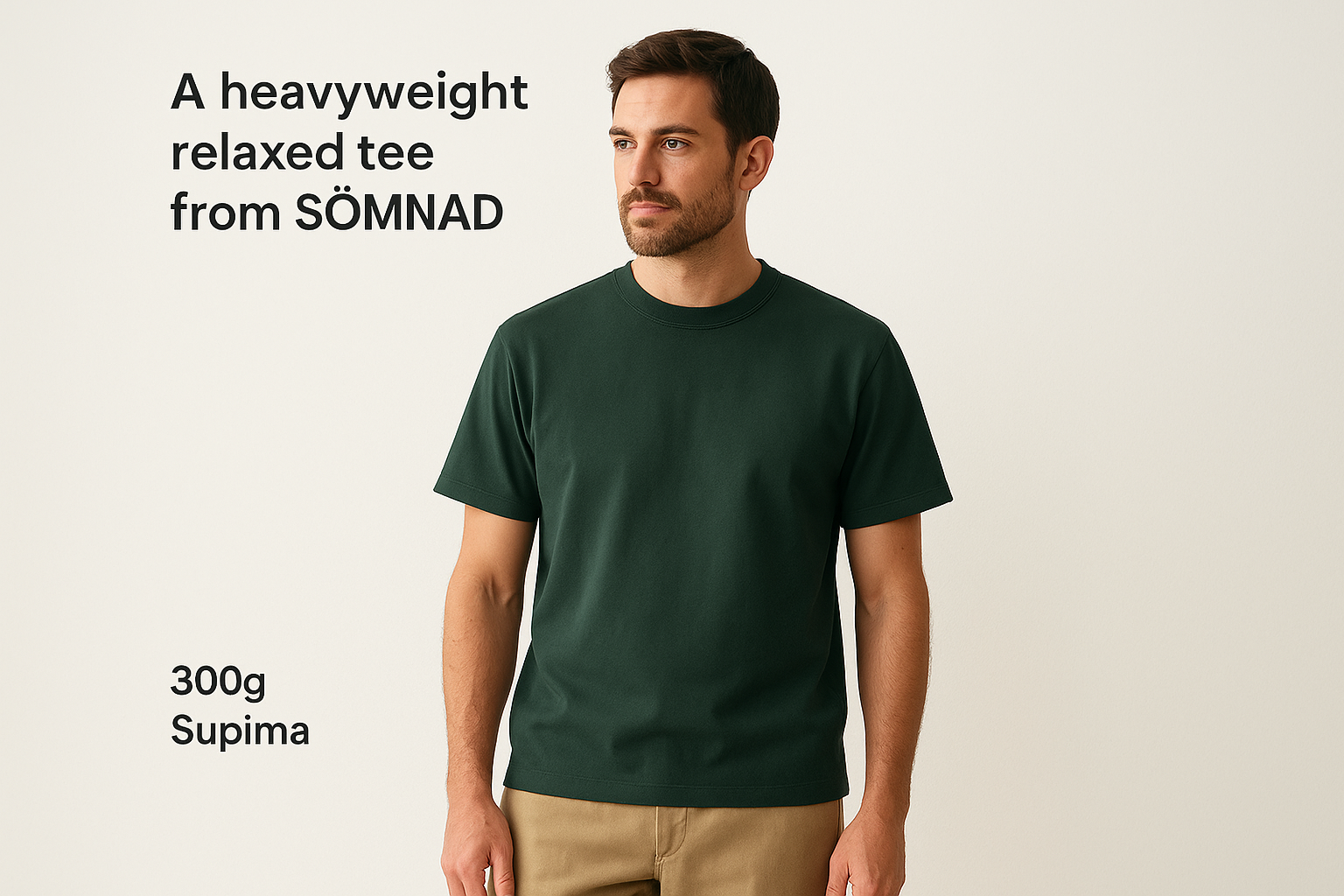 1. A heavyweight relaxed tee from SÖMNAD