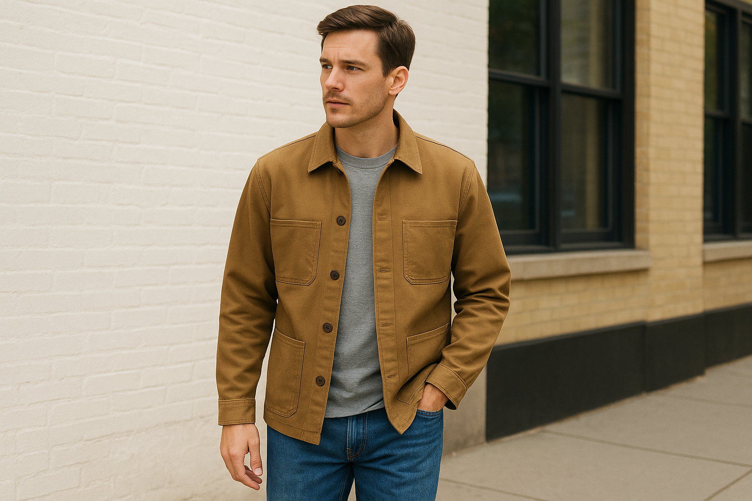 9. A versatile overshirt or chore jacket