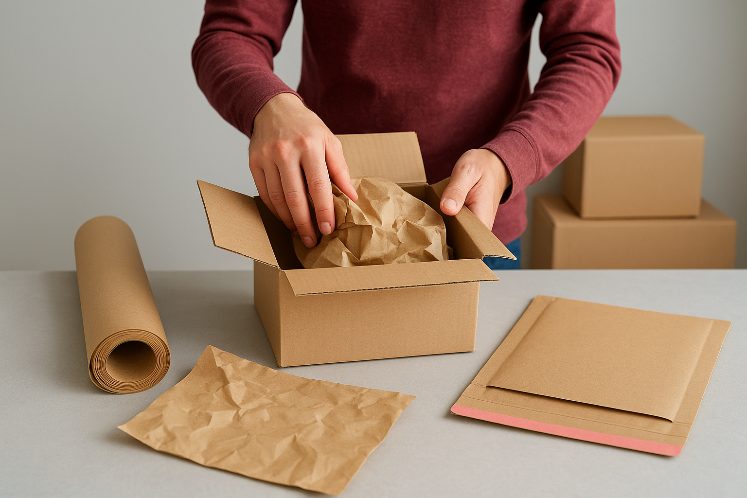 1. Right-size your shipping boxes and mailers