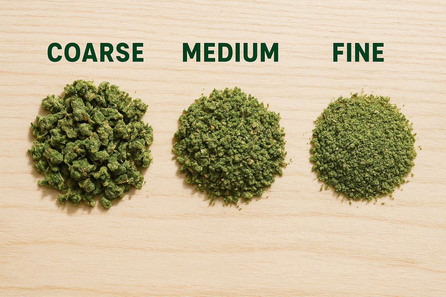 Coarse, medium, and fine: what each grind does