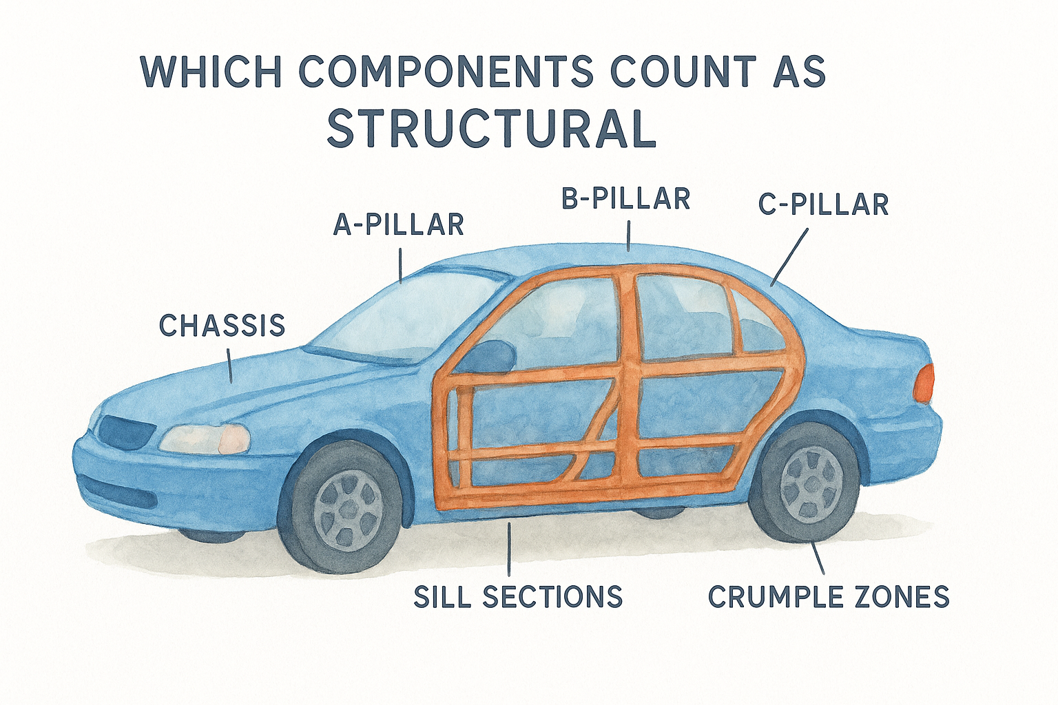 Which components count as structural