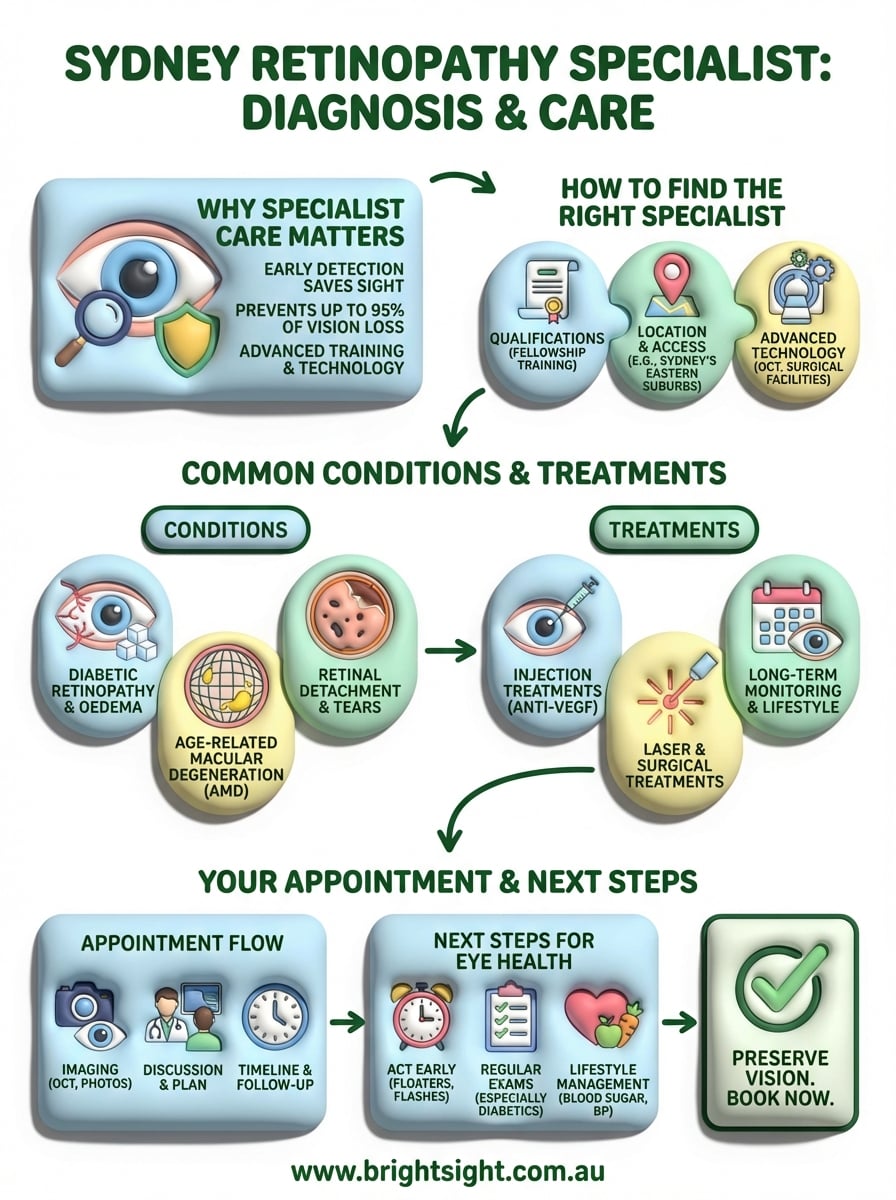 retinopathy specialist infographic