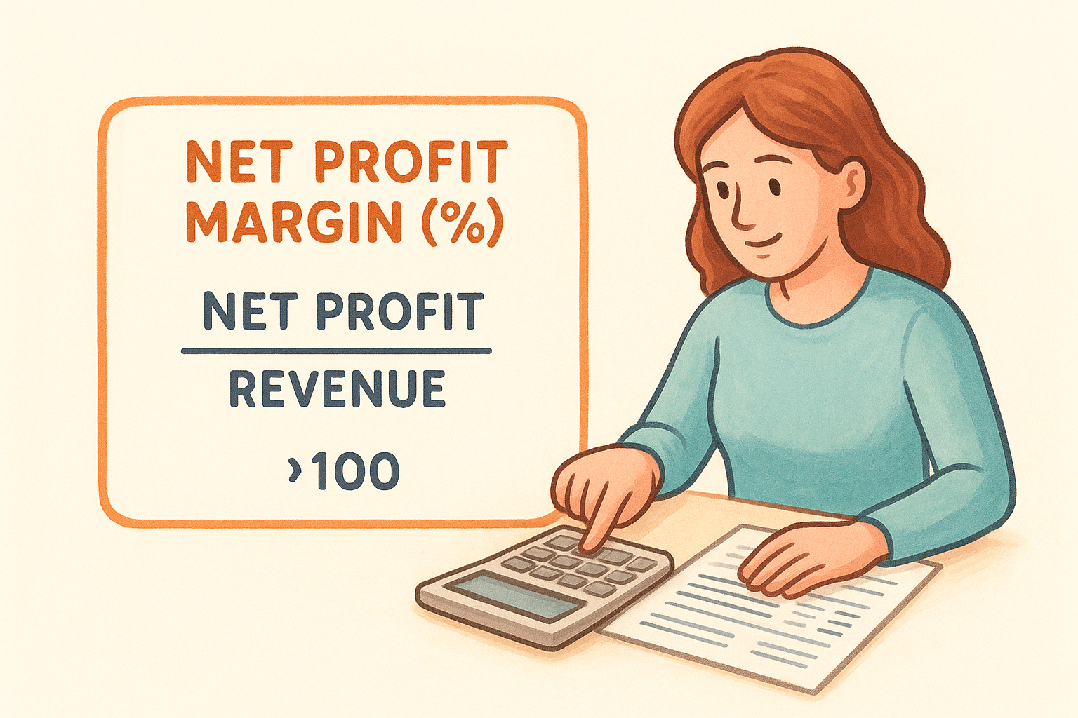 The net profit margin formula
