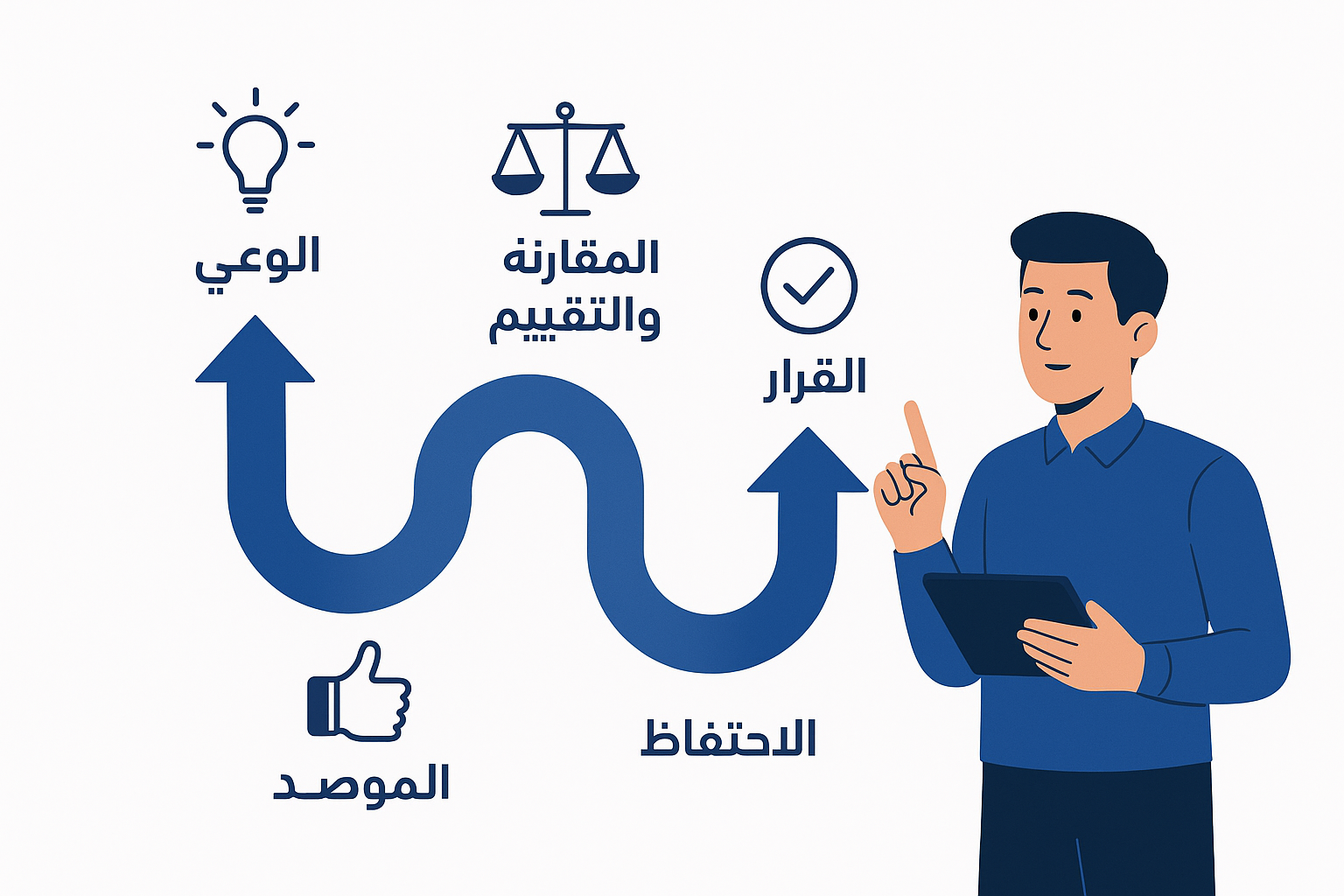 شرح مراحل رحلة العميل الخمس خطوة بخطوة