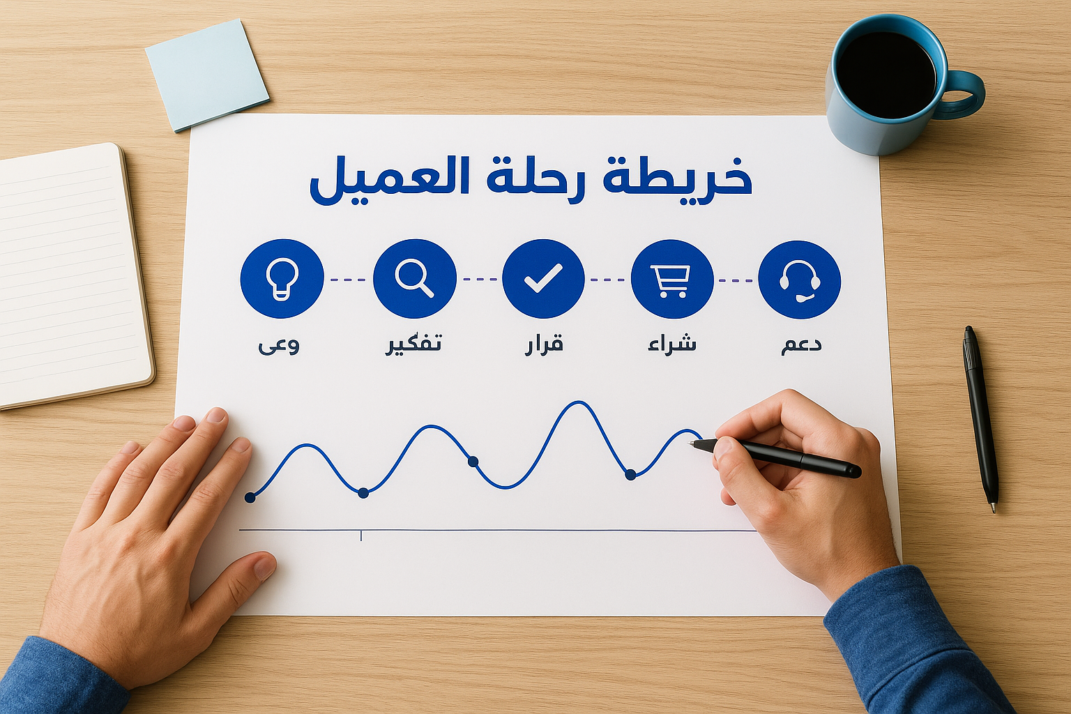 كيفية عمل خريطة رحلة العميل خطوة بخطوة