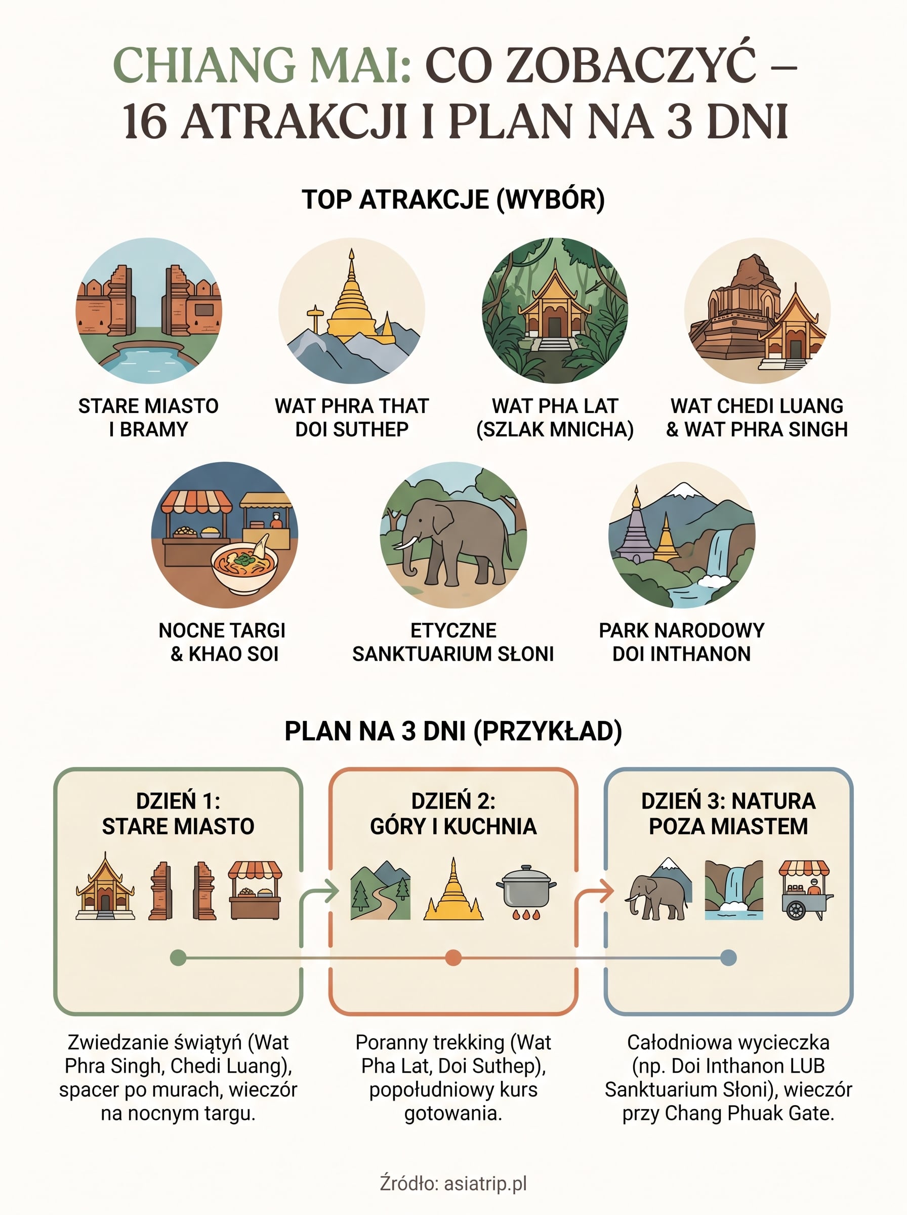 chiang mai co zobaczyć infographic