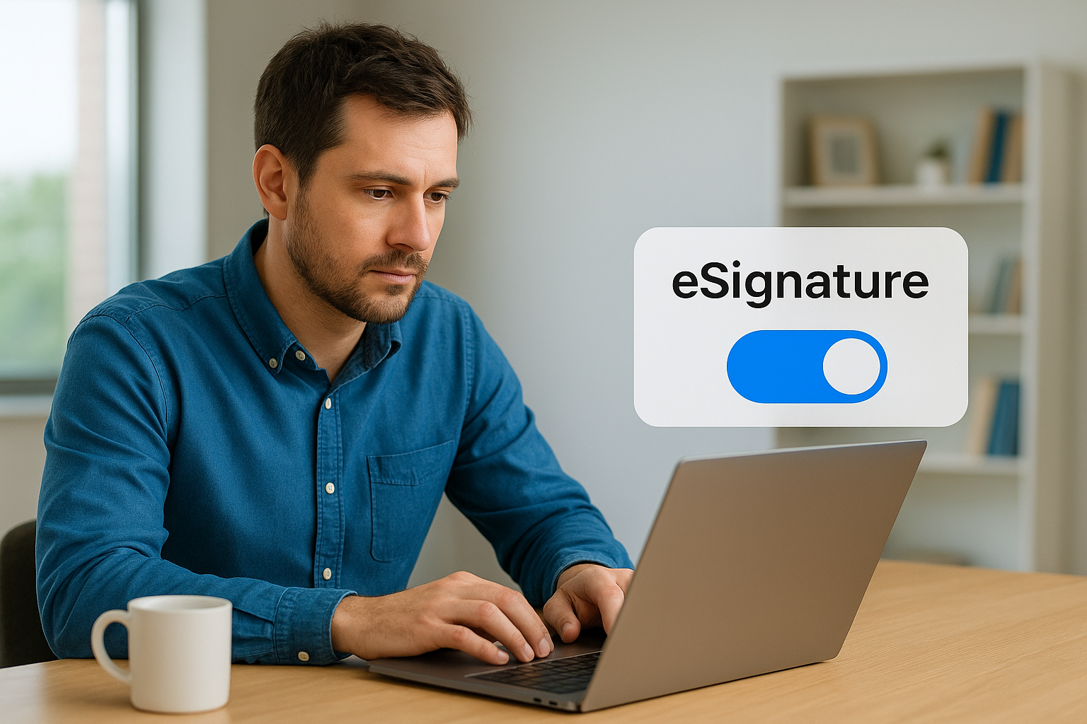Turn on the eSignature service in the admin center