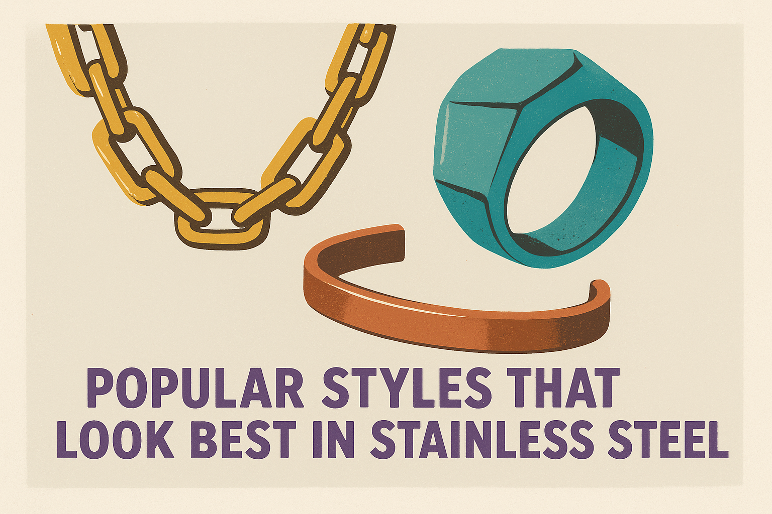 Popular styles that look best in stainless steel