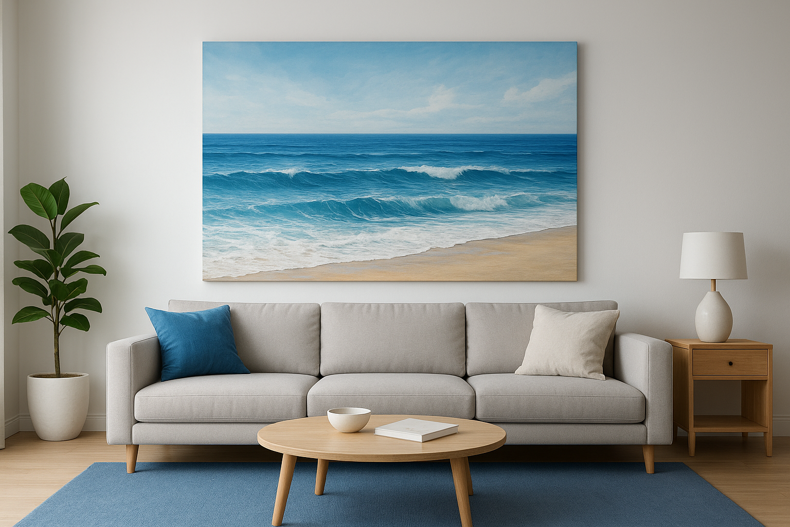 2. Oversized Single Statement Canvas