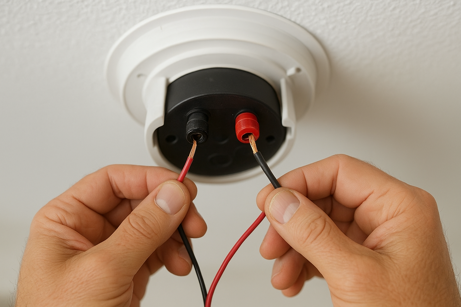 Make the wire connections