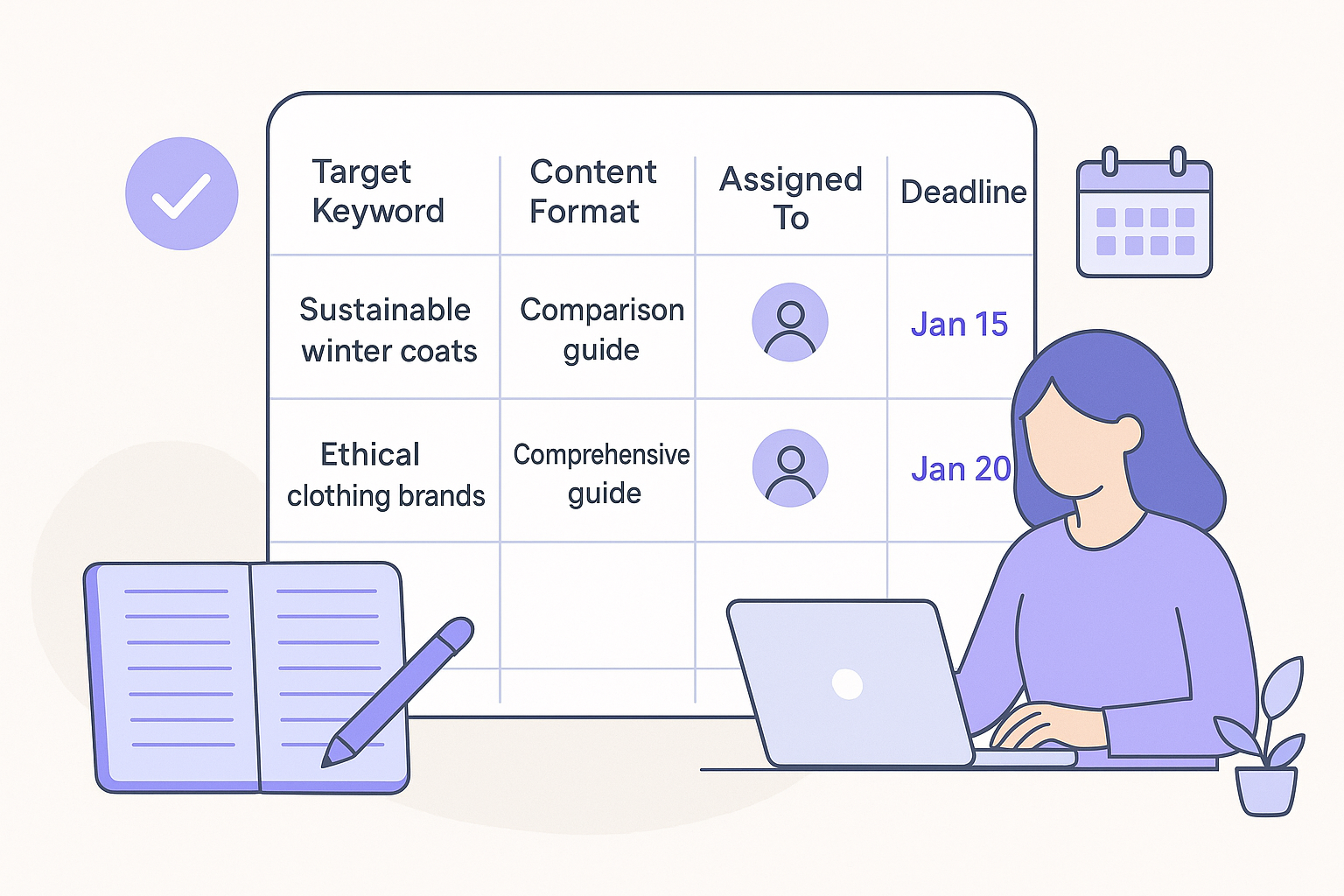 Build your content production schedule