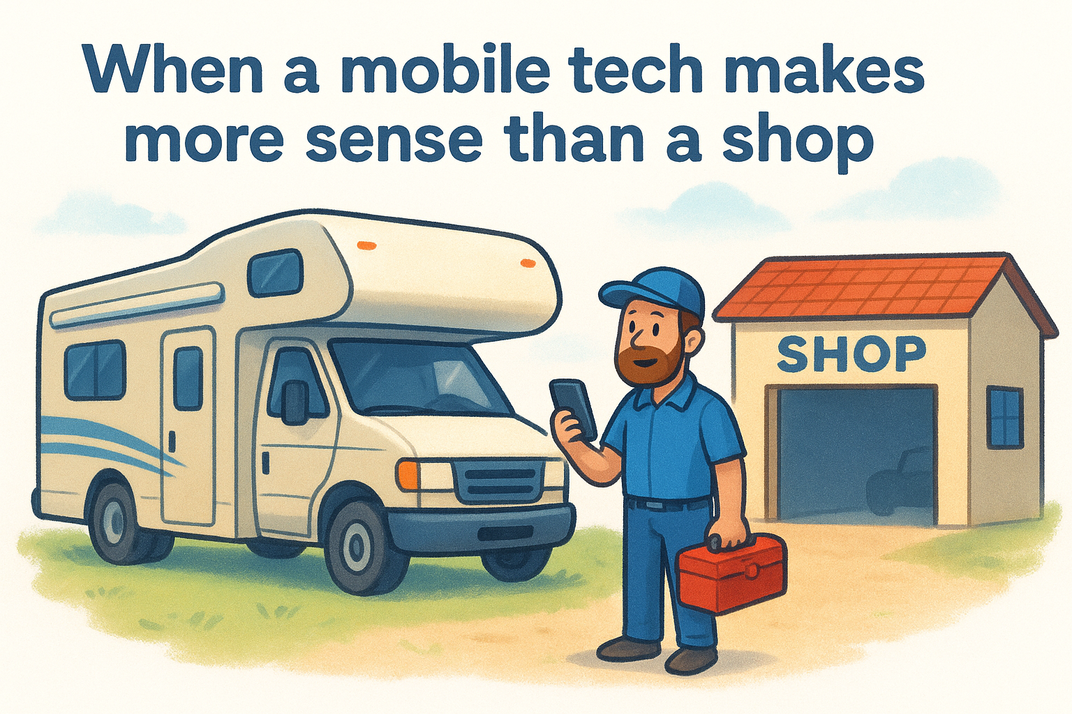 When a mobile tech makes more sense than a shop
