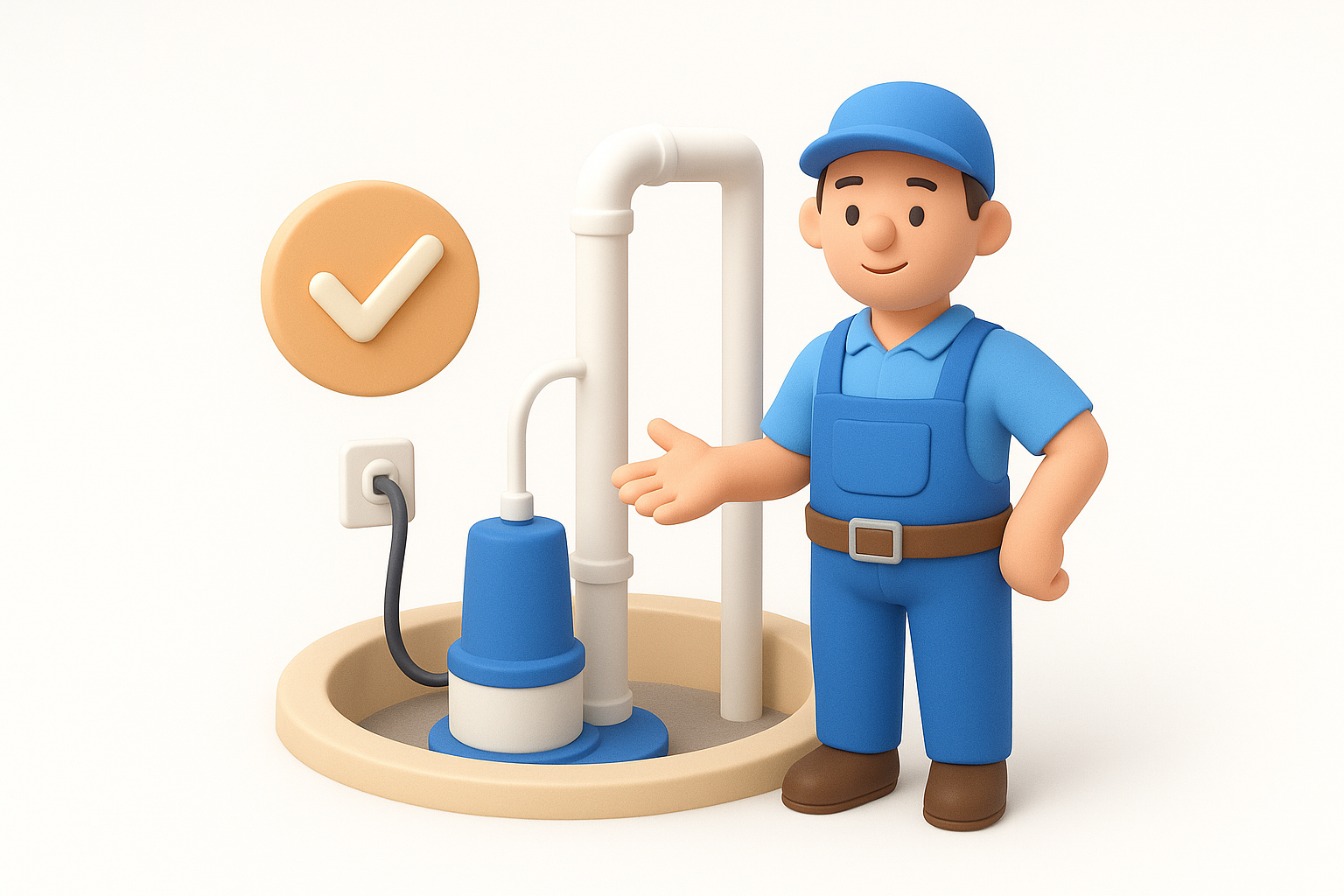What you get with a pro crawl space sump install