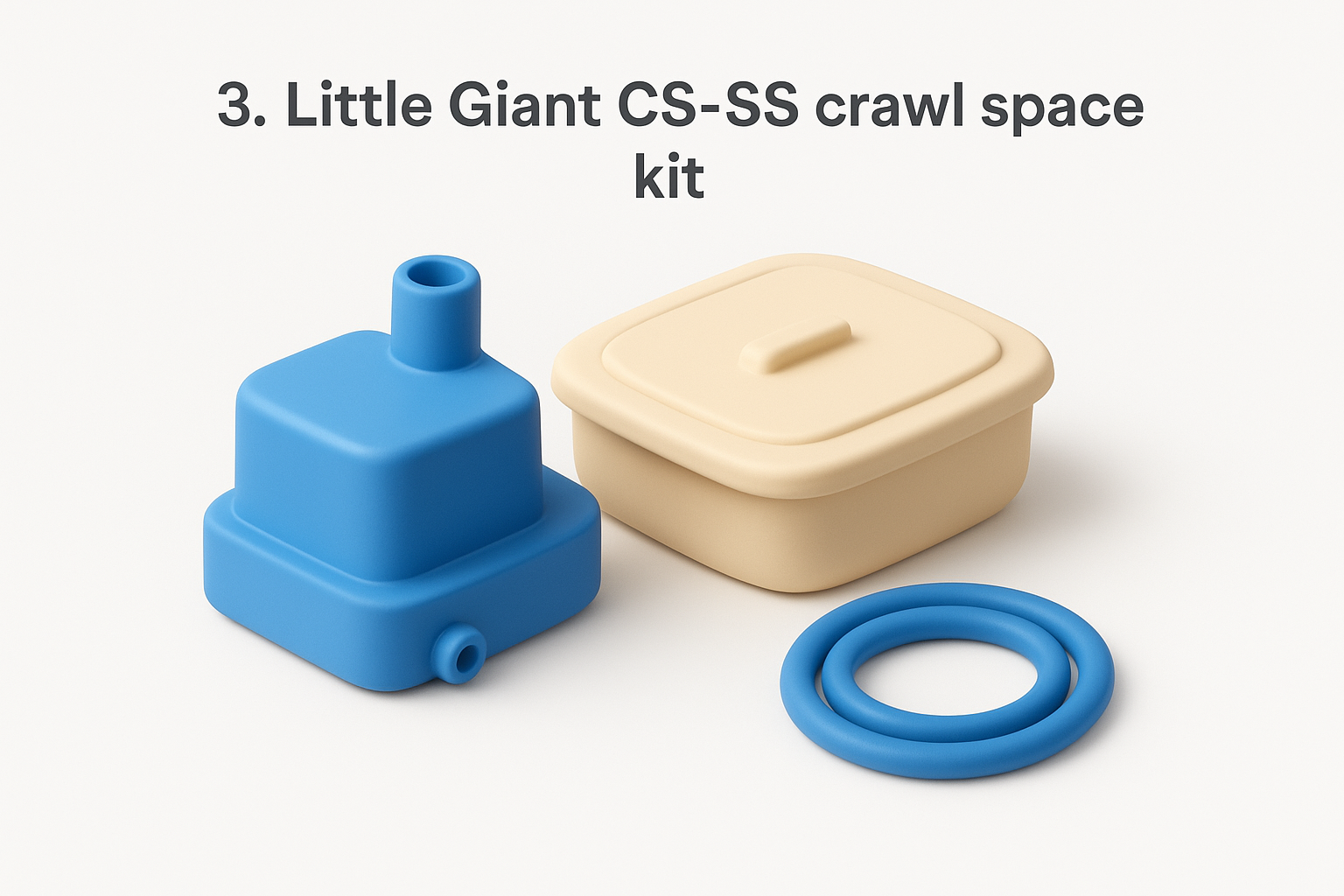 3. Little Giant CS-SS crawl space kit
