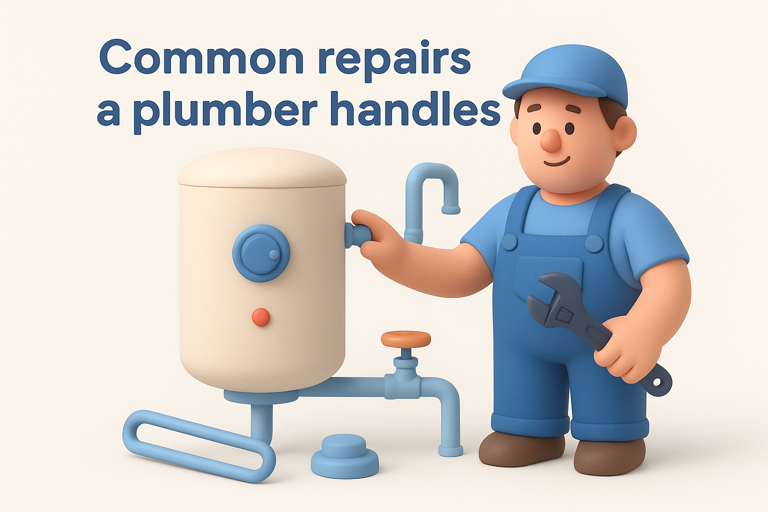 Common repairs a plumber handles