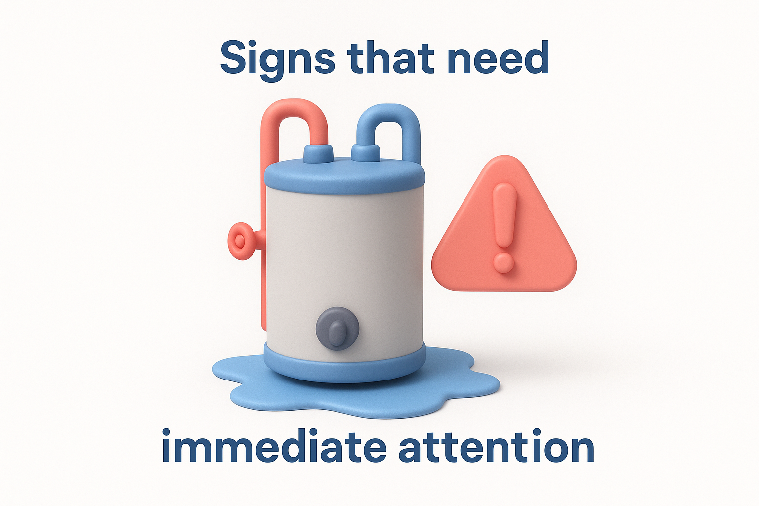 Signs that need immediate attention