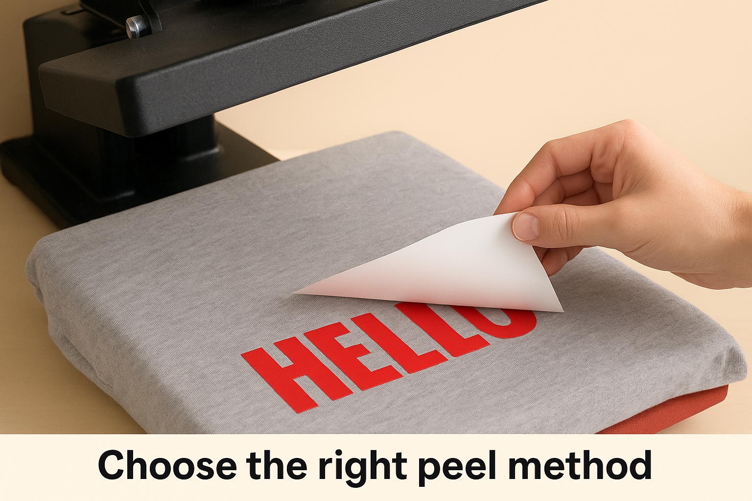 Choose the right peel method