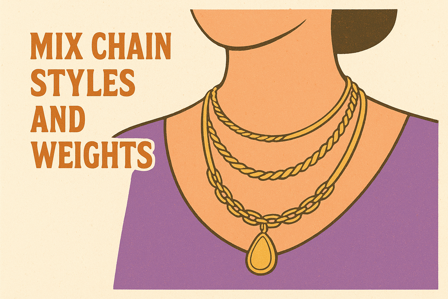 Mix chain styles and weights