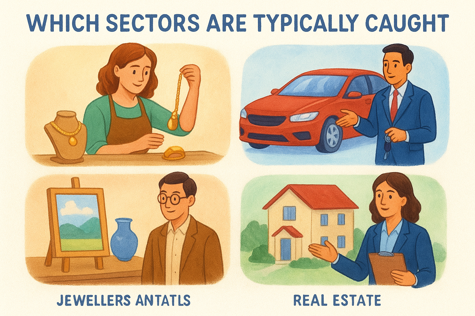 Which sectors are typically caught