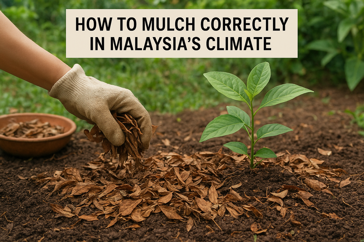 How to mulch correctly in Malaysia's climate
