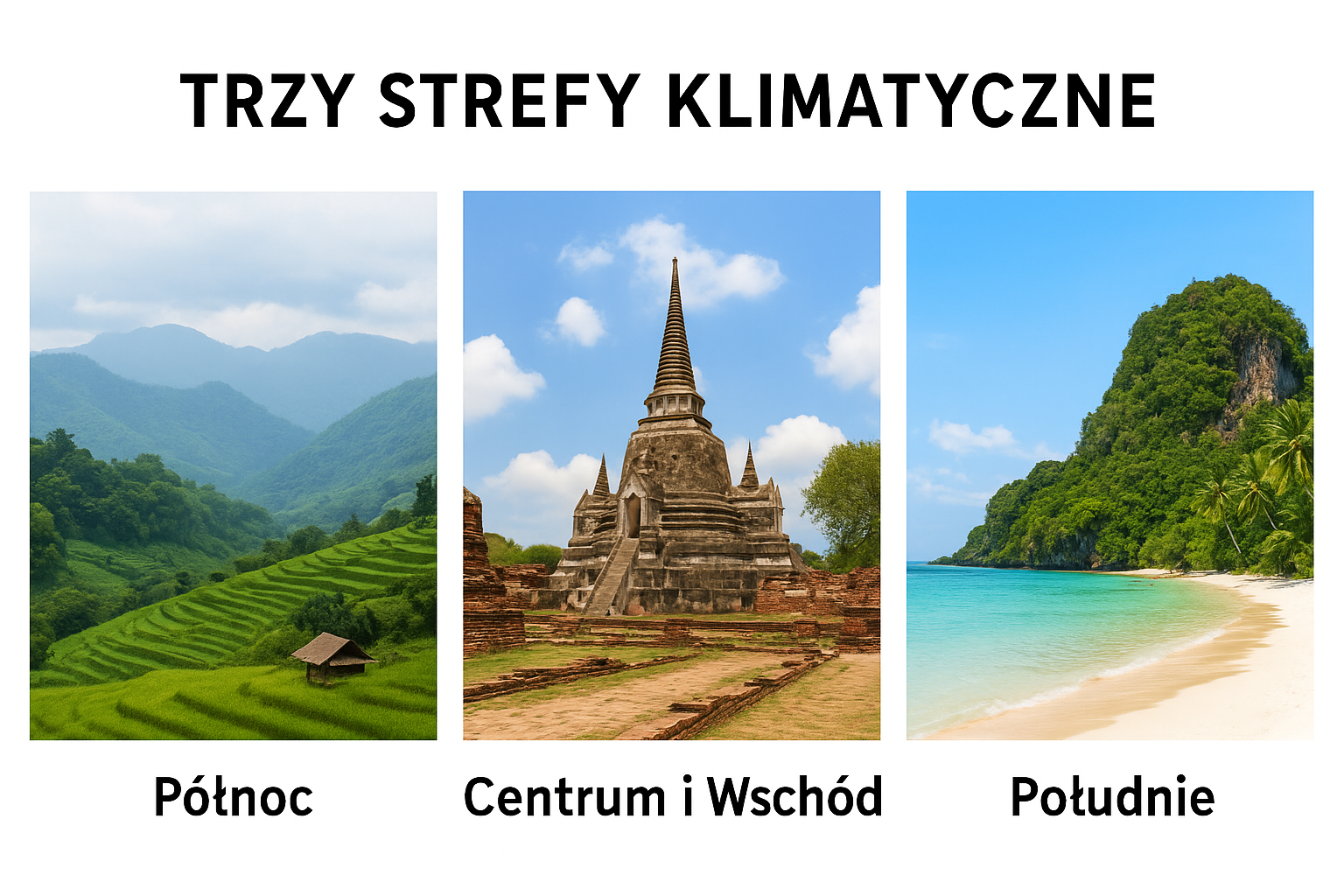Trzy strefy klimatyczne