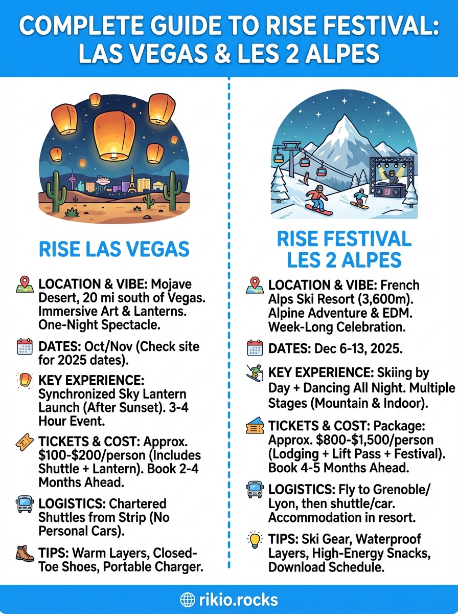 rise festival infographic