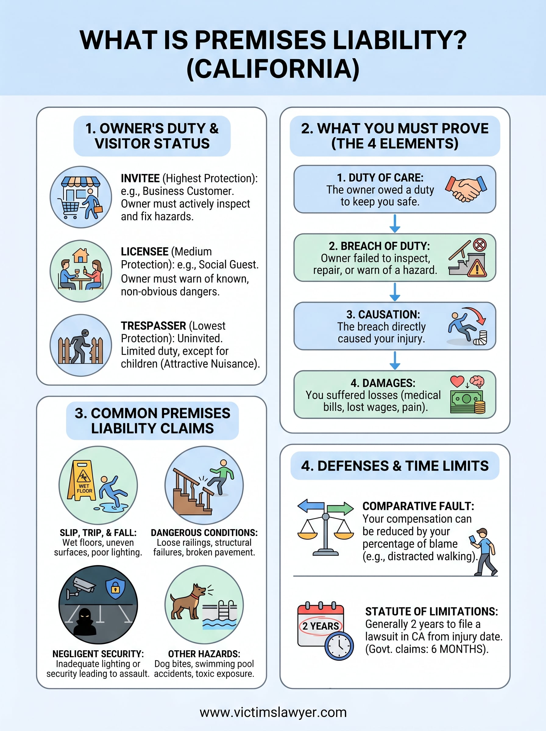 what is premises liability infographic