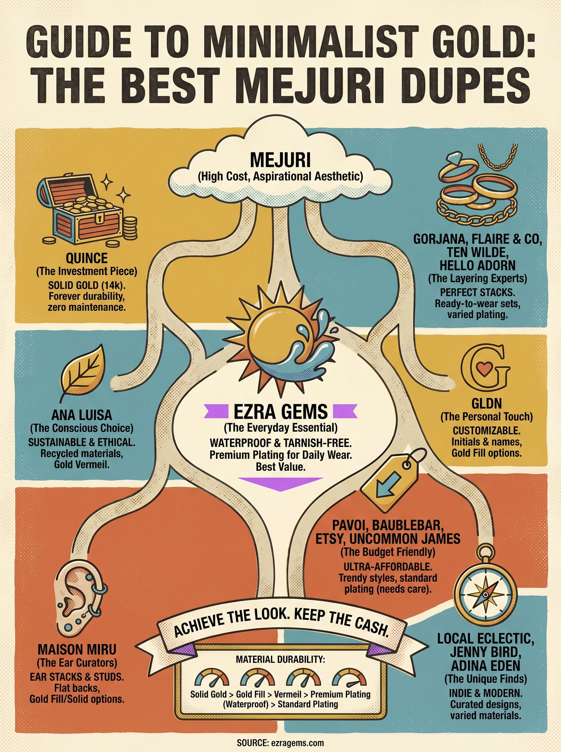 mejuri dupe infographic