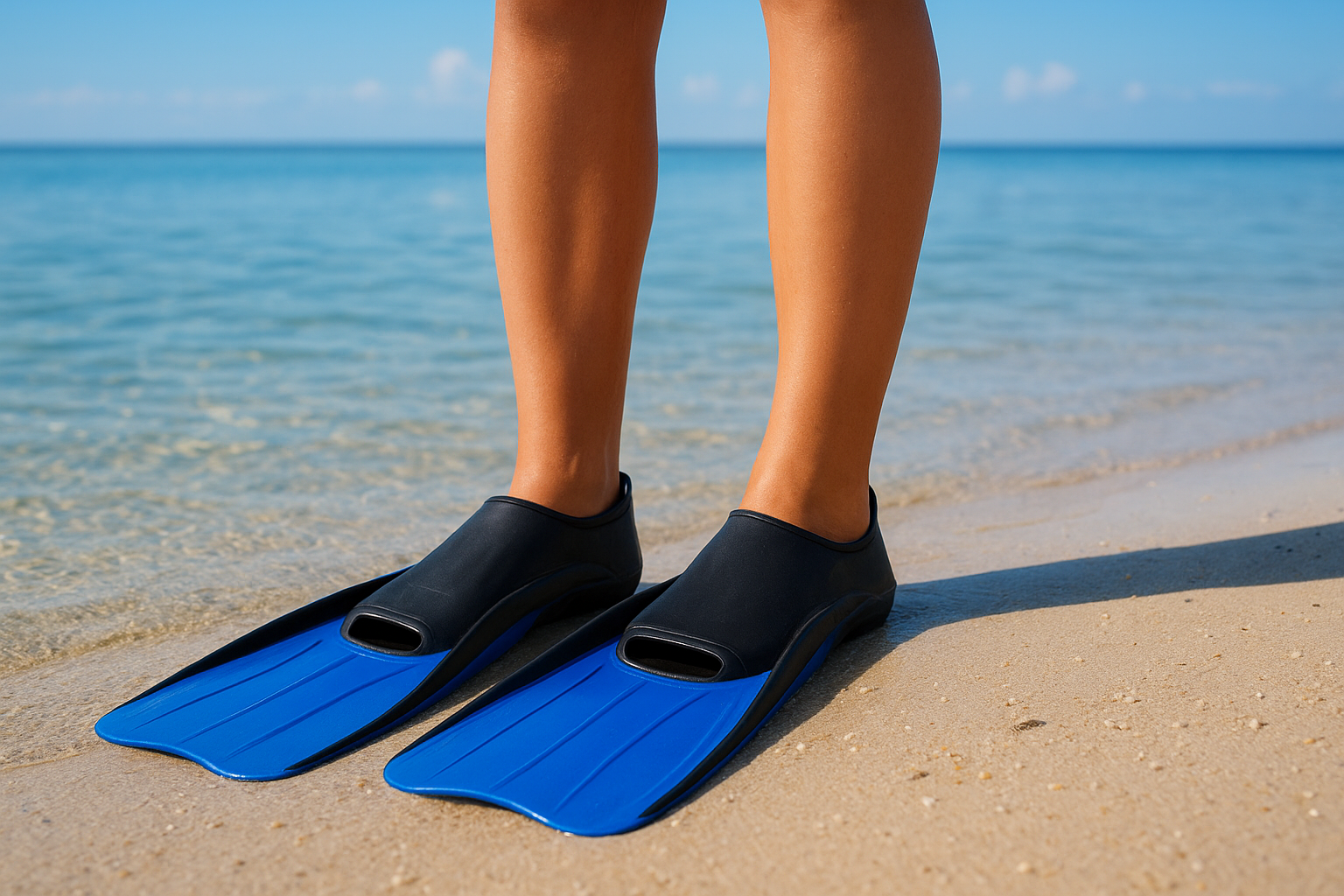 6. Full-foot fins for calm, shallow water