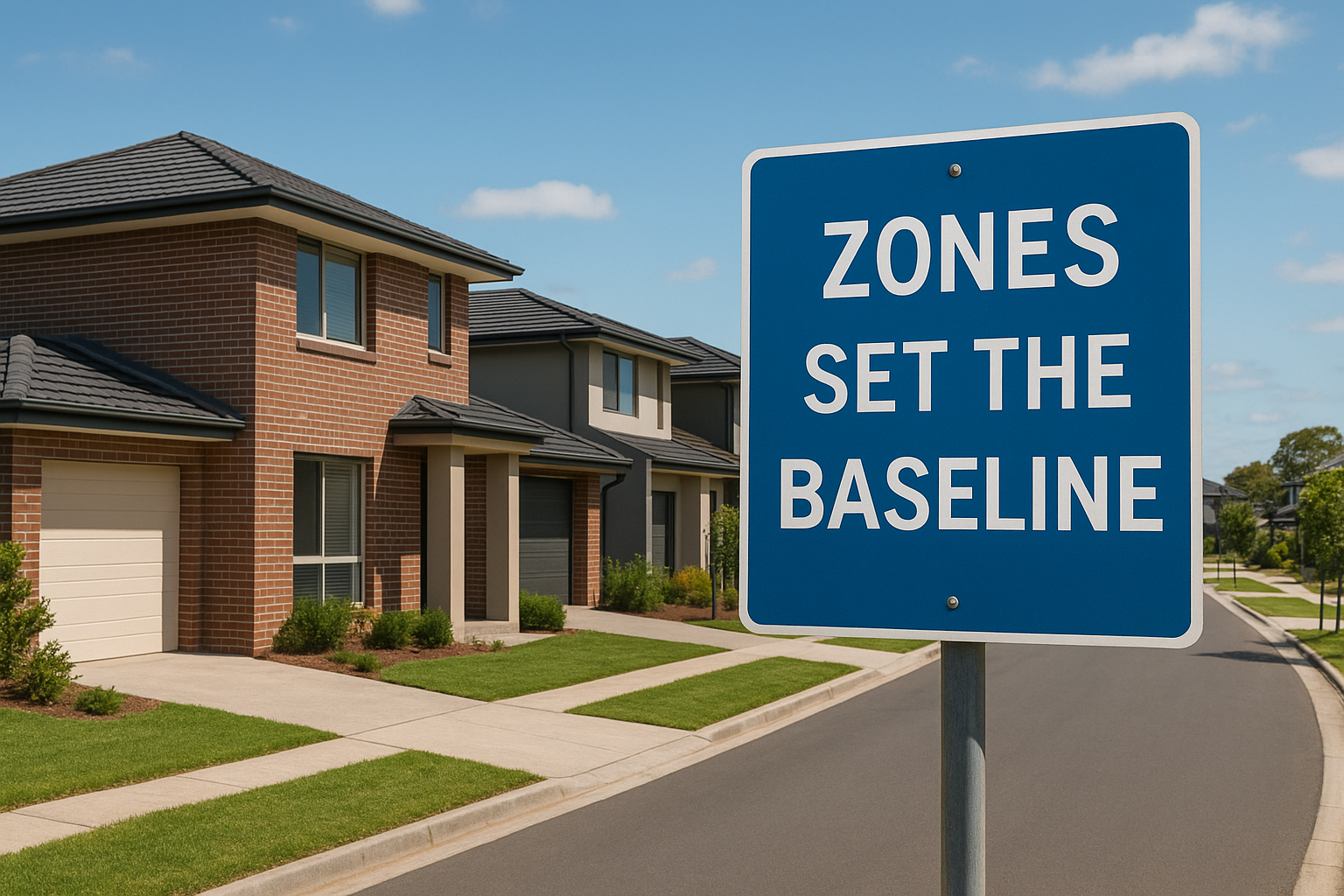 Zones set the baseline