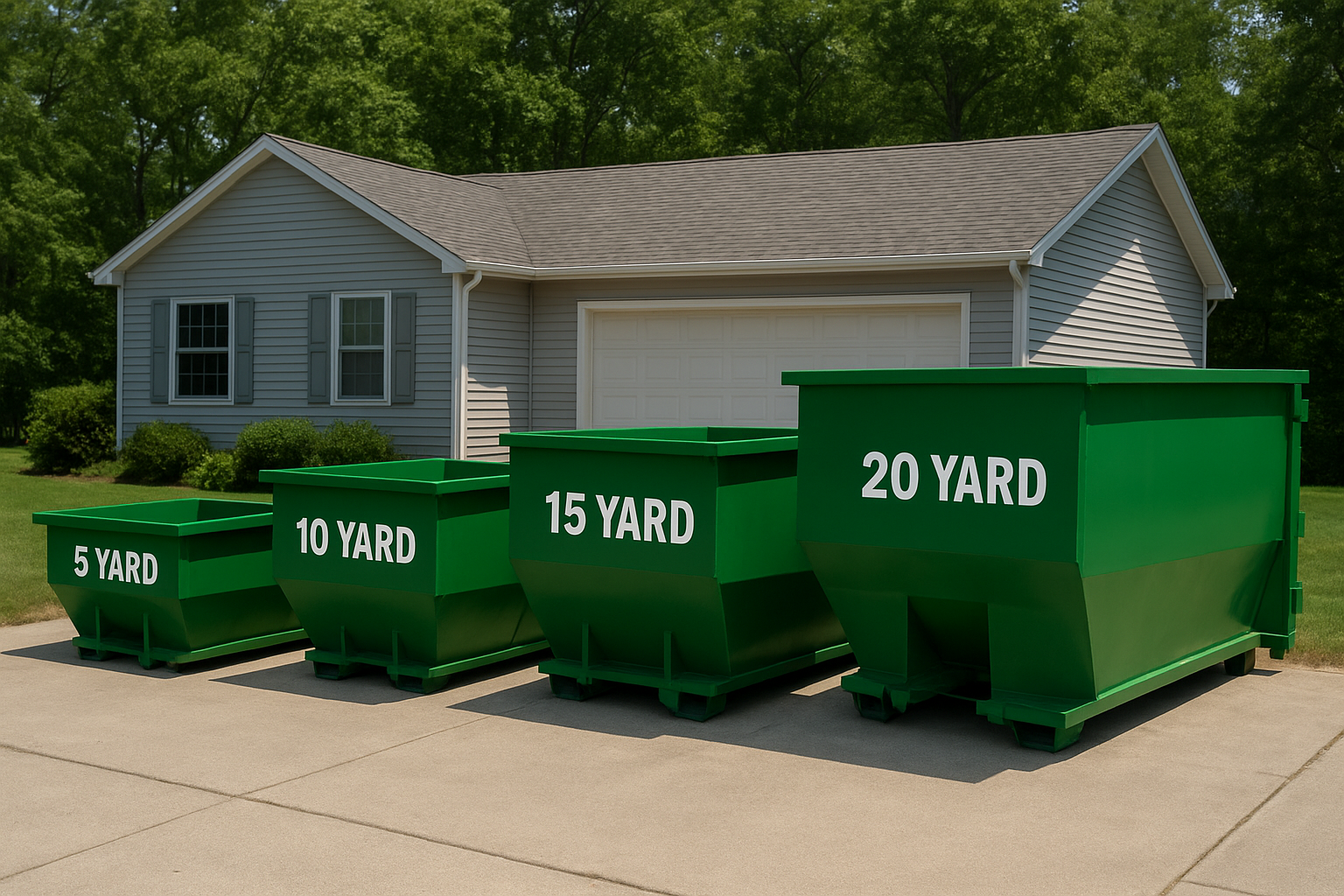 The four standard sizes and what they cover