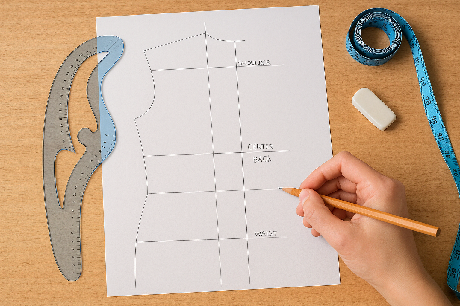 Start with a bodice block