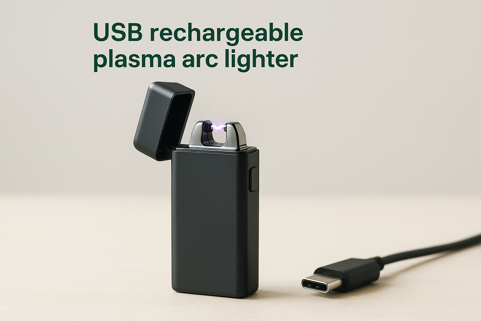 5. USB rechargeable plasma arc lighter