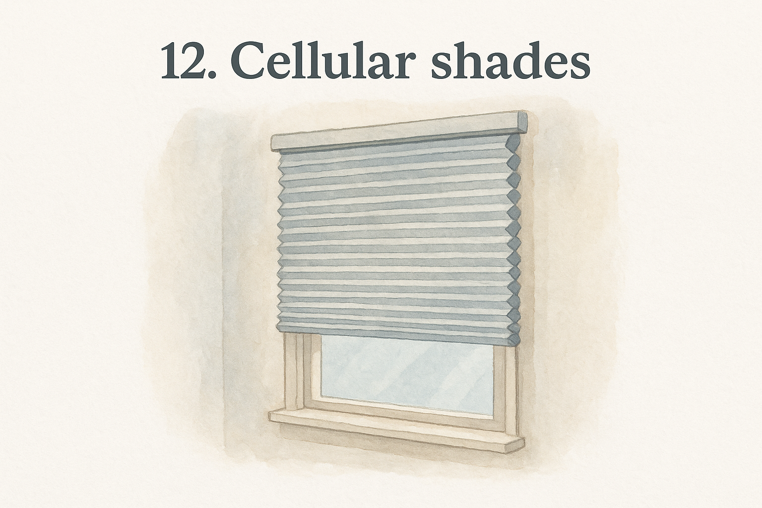 12. Cellular shades